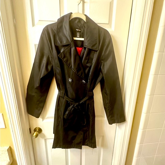 Macys Style & Co. Jackets & Coats | Style & Co. Water Resistant Trench Jacket - Picture 6 of 7